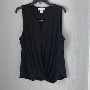 Michael Kors Black Sleeveless Top XL